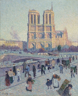 Le Quai Saint-Michel et Notre Dame